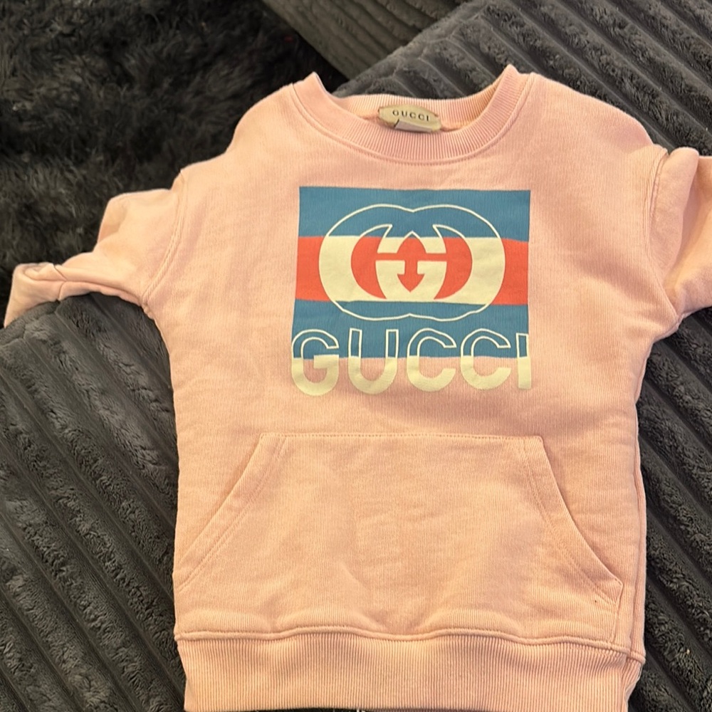 Gucci Pink Logo Sweatshirt